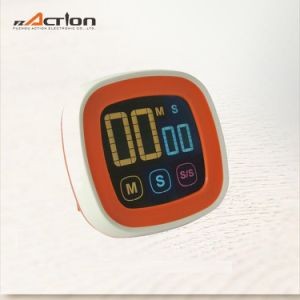 Touch Setting Digital Count up Down Kitchen Timer with Magnet