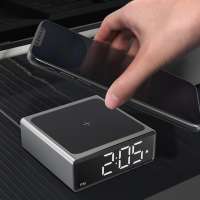 Desktop electronic smart led digital alarm clock wireless charger